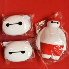 happyくじ ベイマックス E賞シリコンポーチ 3点セットおまけ付き！