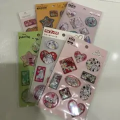 【正規品、未開封】ディズニーキャラクター ウォーターステッカー 6パックセット
