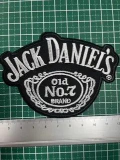 刺繍アイロンワッペン★ジャックダニエル★JACK DANIEL’S★扇