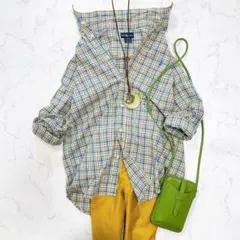 極美品✨ラルフローレン BDシャツ マドラスチェック ポニー刺繍 はおりXL