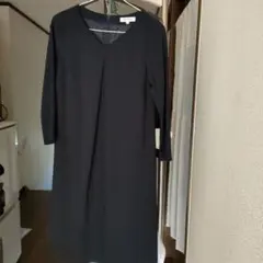 NATURAL BEAUTY BASIC 濃紺 ワンピース Sサイズ