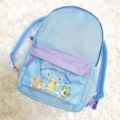 ポケモン♡リュック　新品　パモ　ピカチュウ　ニャオハ　女の子　水色　紫　子供