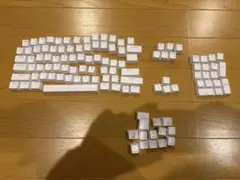 キーキャップ　白色　英字配列になります。