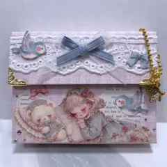 蛇腹ファイル おすそ分け ハンドメイド チェーン付き432番