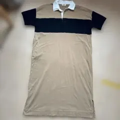 BEAMS HEART ラガーシャツワンピース 半袖のサムネイル