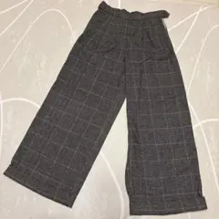 AMERICAN HOLICチェック柄ワイドパンツ Lサイズ