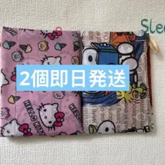 大容量　エコバッグ　軽量　(約60g）キャラクターハローキテイ+スヌーピー新品