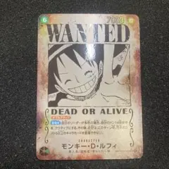 ワンピースカード　受け継がれる意志　ルフィ　手配書ＳＰ（OP13-118）