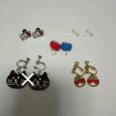 イヤリング4点セット アクセサリーまとめ売り