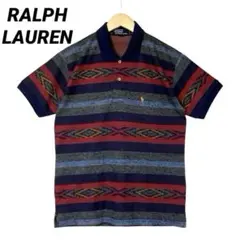 RALPH LAUREN ラルフローレン 半袖 ポロシャツ 希少 ネイティブ柄