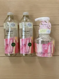 ビオレ ザハンド 泡ハンドソープ 朝の摘みたてローズの香り 本体 詰め替え 3点のサムネイル