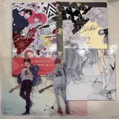 ギヴン イラスト集 モノクロSIDE2 ギヴンイラスト集2 ホーリン特典2種