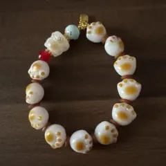 陶器ビーズブレスレット