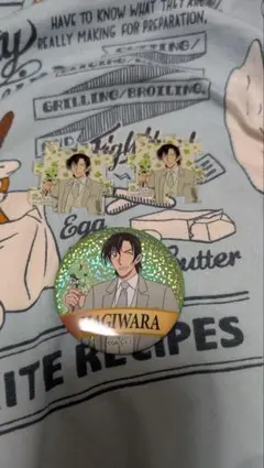 30th 名探偵コナン展　萩原研二　缶バッジとキーホルダー