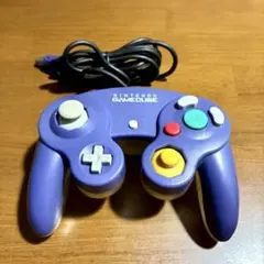 Nintendo GameCube コントローラー クリアパープル 本体