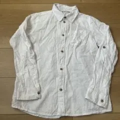 H &M 白　長袖シャツ　140