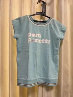 pom ponette 160cm 半袖Tシャツ ライトブルーのサムネイル