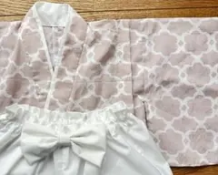 ベビー袴（ピンク•白）⭐︎ハンドメイド品