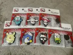 ハローキティ 50周年 ラバースタンド 7個セット【新品未開封】