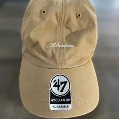 47キャップ　ベージュ
