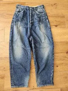 ミナペルホネン　テーパード　デニムパンツ