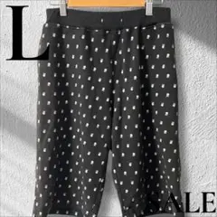 「即日発送」L Modified黒のキャラクターパターンショートハーフパンツ