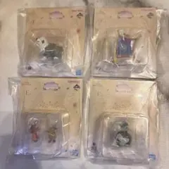 ★未開封★ディズニープリンセス 1番くじ E賞ミニフィギュアチャーム 4種セット