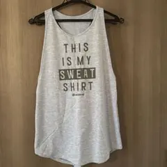 JAZZERCISE タンクトップ ライトグレー