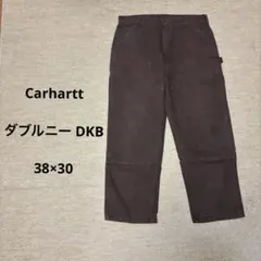 即購入⭕️carhartt ダブルニー　36×30ダークブラウン carhartt ダブルニーパンツダークブラウン