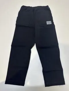 Un Deux Carjo ブラックパンツ 120サイズ ポケット付カーゴパンツ