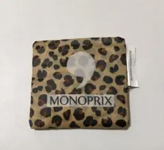 モノプリ　エコバッグ MONOPRIX トートバッグ　豹柄　レオパード　2025