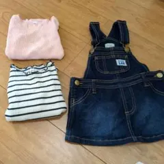 Lee デニムオーバーオールとトップスセット