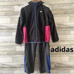 adidas ジッパージャージ上下　レディースM ジャンパー　トレーニングウェア