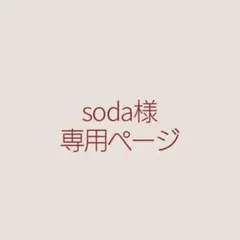 soda様専用商品