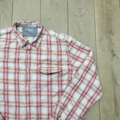 US古着 Calvin Klein カルバンクライン チェック柄長袖シャツ M