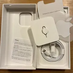 iPhone14pro 空箱 ケーブル・SIMピン付