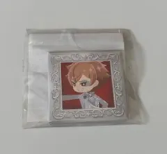 ツイステ　スクエア缶バッジ　プラチナジャケットver. エース