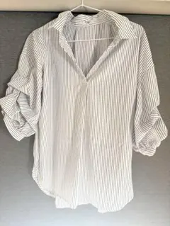 Honeys ハニーズ　ストライプシャツ ブラウス