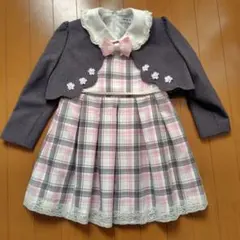 Sakura チェック柄ドレス 120サイズ