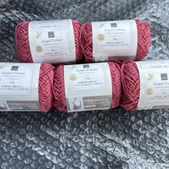 Angel Cotton ピンク 20g エンジェルコットン 5こ