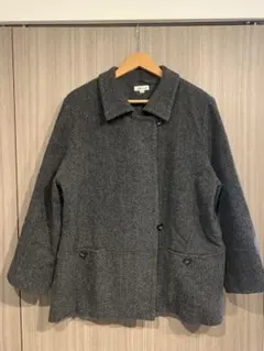 グレー ウールジャケット