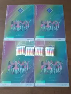 新品未使用　子ども用文具セット 下敷き4枚　鉛筆キャップ4セット 定価1980円