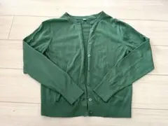 UNIQLO グリーン カーディガン Sサイズ