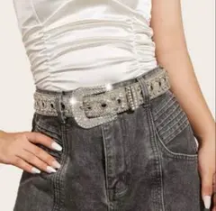 sheinシルバーベルト