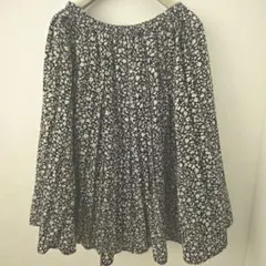 NATURAL BEAUTYBASICフレアスカート ひざ丈66センチ丈