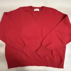 チャオパニックティピー　スウェットライクニット　赤　レッド