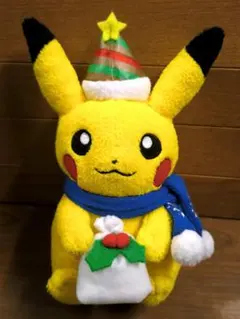 ポケモンセンター　クリスマスピカチュウぬいぐるみ 2013 美品 タグ付き 2026年最新】クリスマスピカチュウ2013の人気アイテム - メルカリ