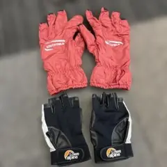 Lowe Alpine フィンガーグローブ & SOUTH FIELD グローブ