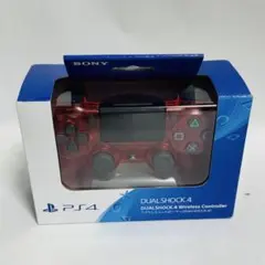 PS4コントローラー 純正 レッドクリスタル 【箱,説明書付】