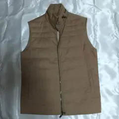 【美品】LARDINI ラルディーニ　中綿ベスト収納フード付き